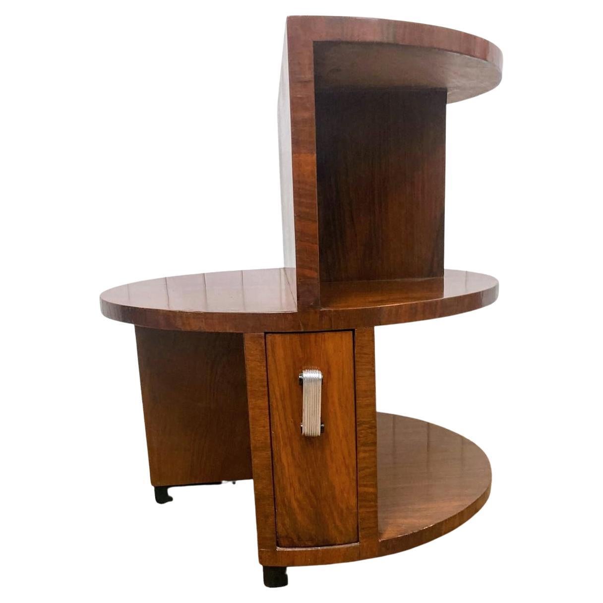 Art Deco English Burl Walnut Sectional Table For Sale 2