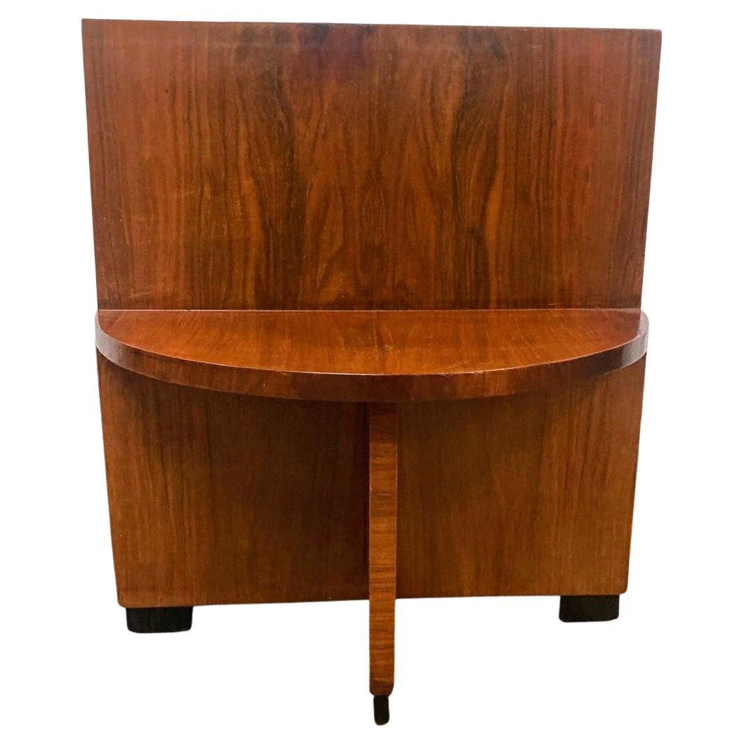 Art Deco English Burl Walnut Sectional Table For Sale 4