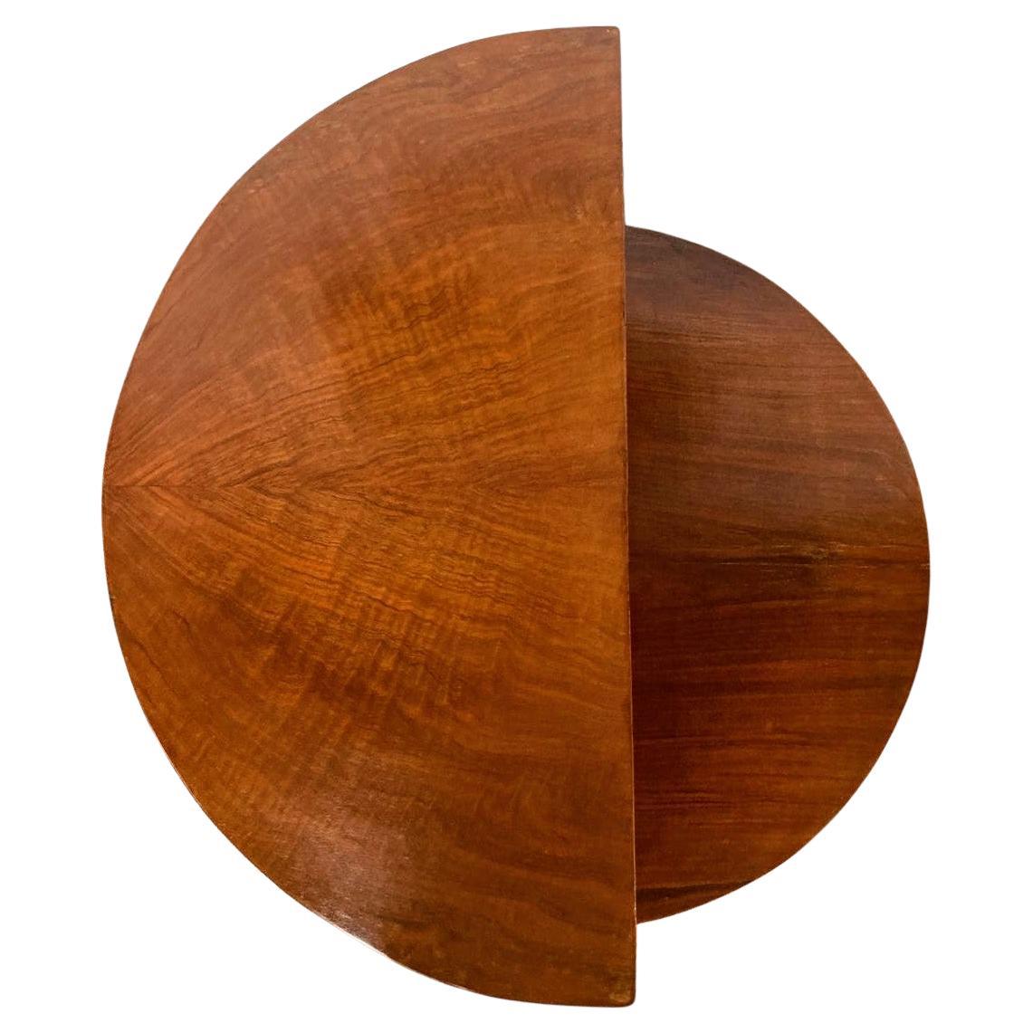 Art Deco English Burl Walnut Sectional Table For Sale 5
