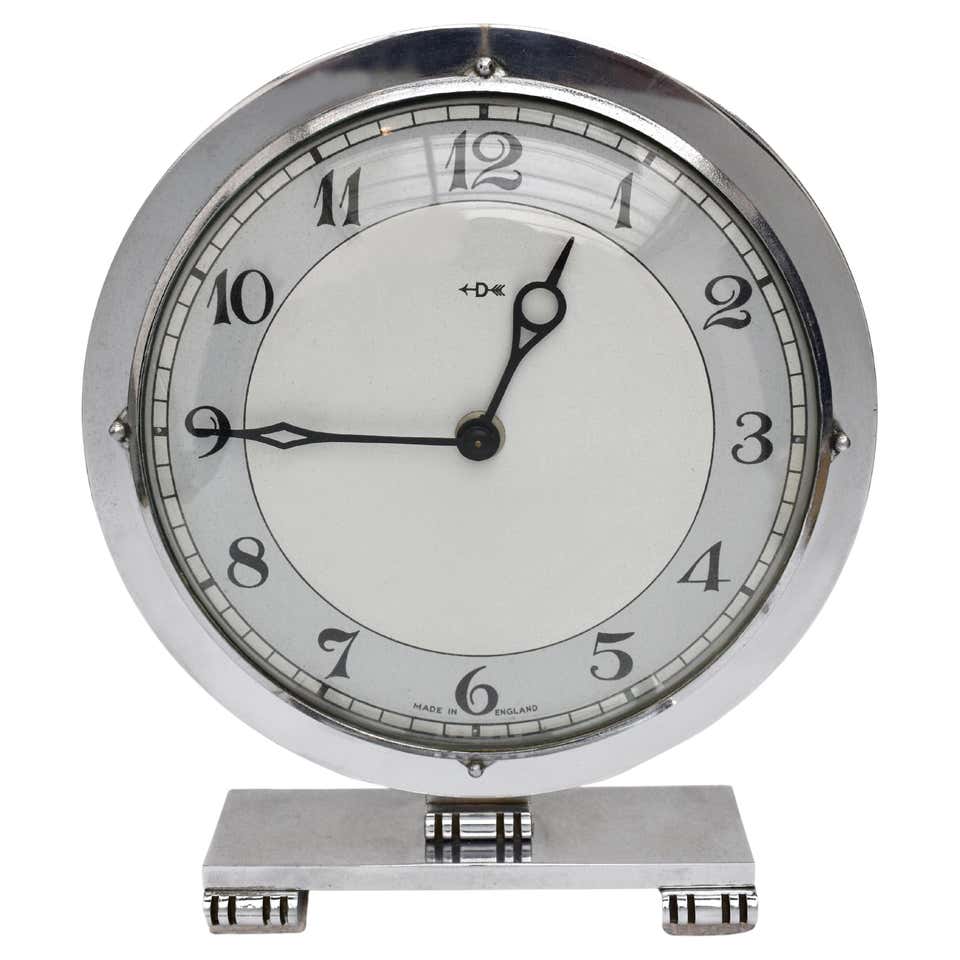 English Space Age Streamline Olivette Mechanical 8 Day Clock by Smiths ...
