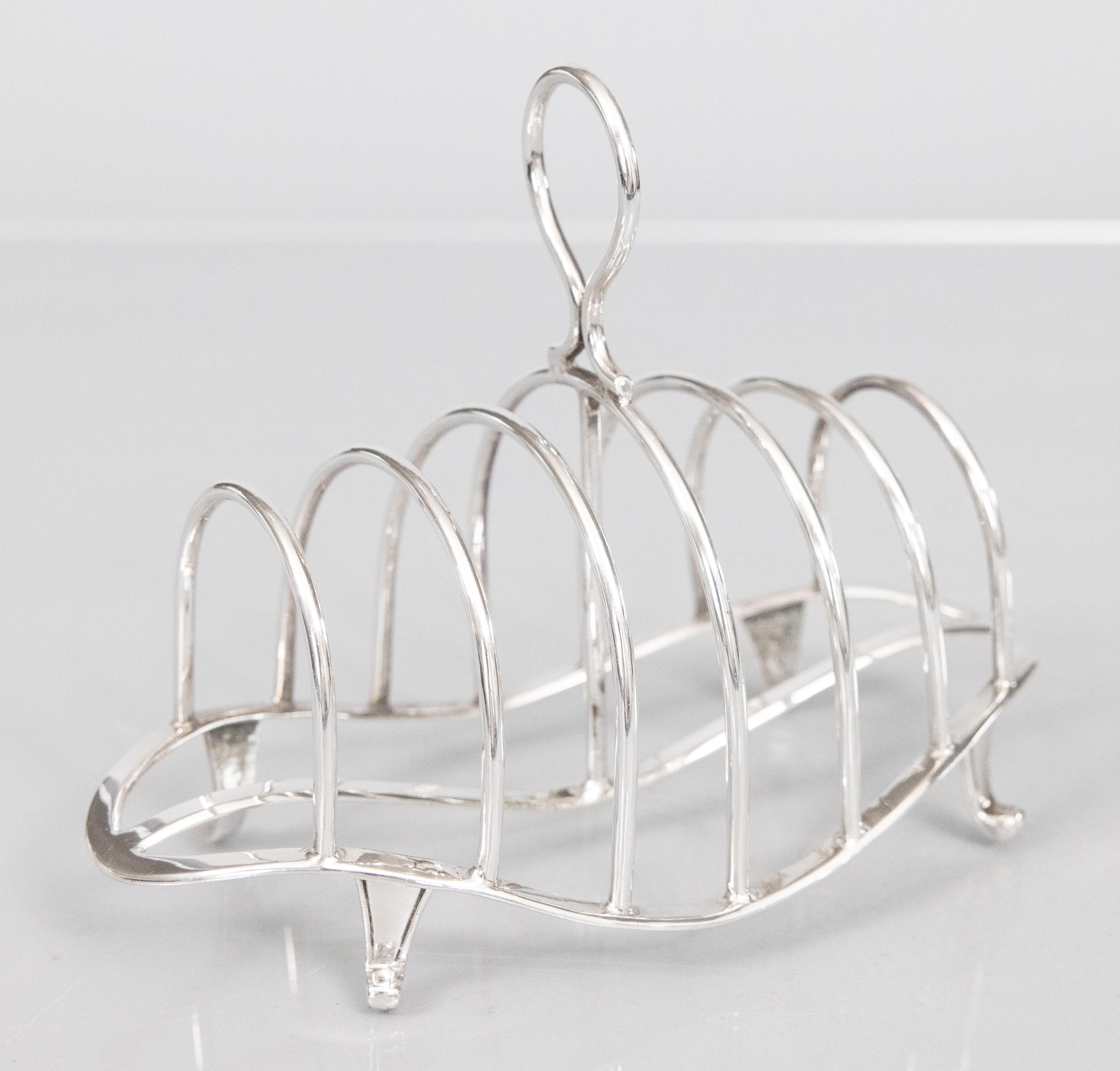 XX secolo Portapane in argento Art Deco inglese in vendita