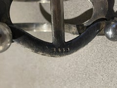 Art Deco Silver Toast Rack, 4 Slice Breakfast Bread Stand With Handle Sheffield