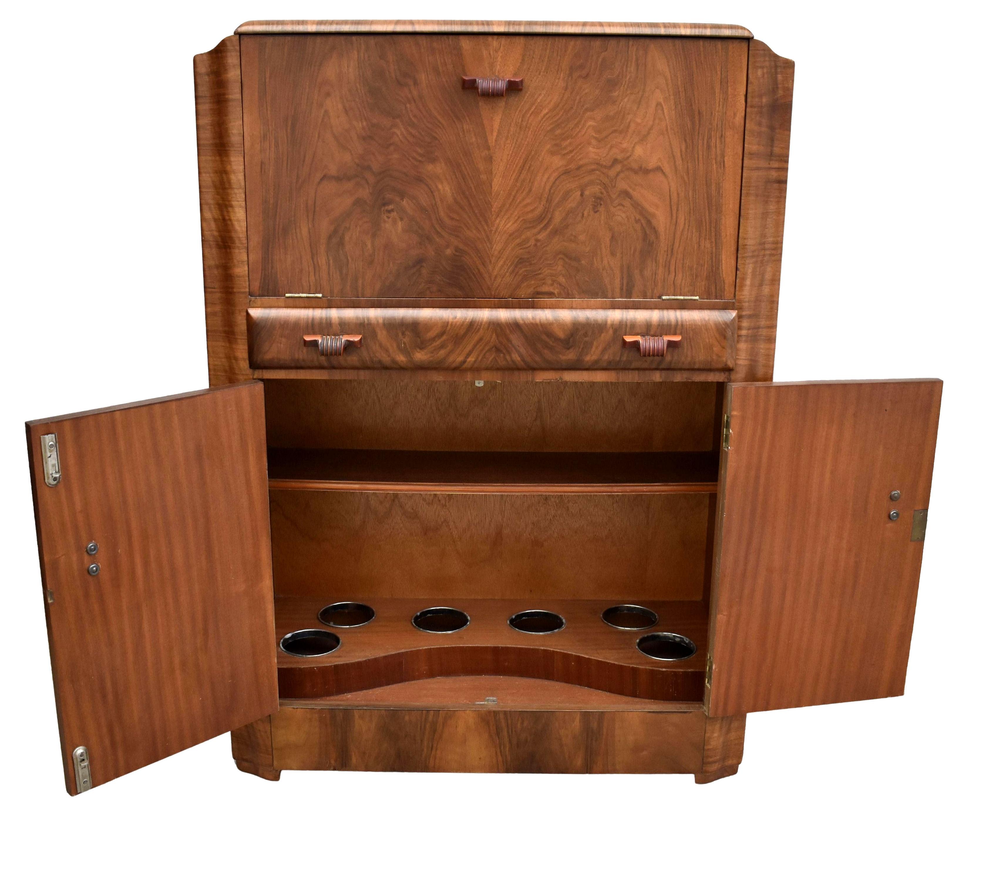 art deco bar cabinet