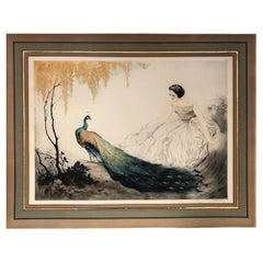 Used Art Deco engraving by Jean Hardy Louis Icart School