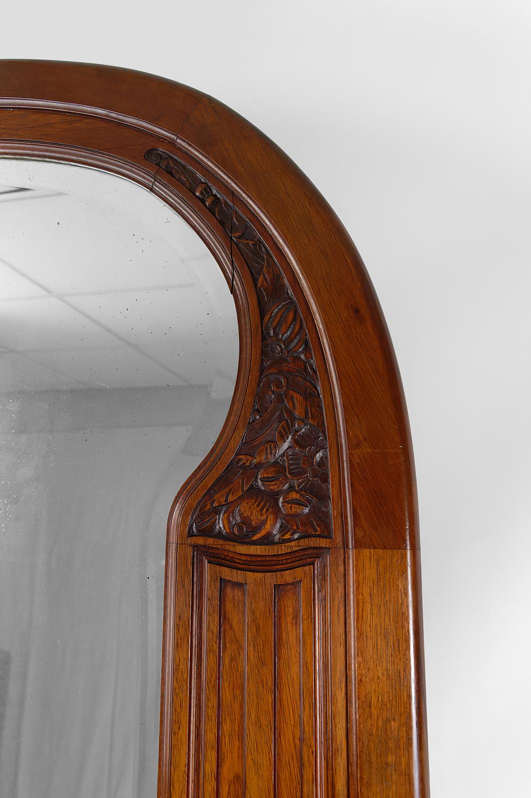 Console d'ingresso Art Deco con specchio, Francia, 1928 circa in vendita 9