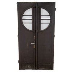 Art Deco Entrance Double Doors, 1930s