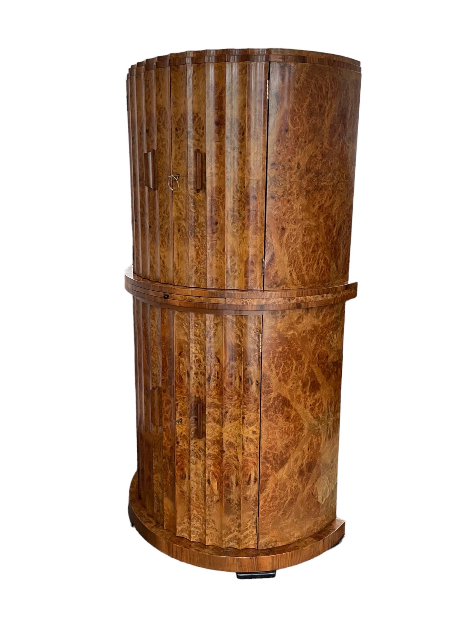 Art Deco Epstein Cocktail Cabinet For Sale 1