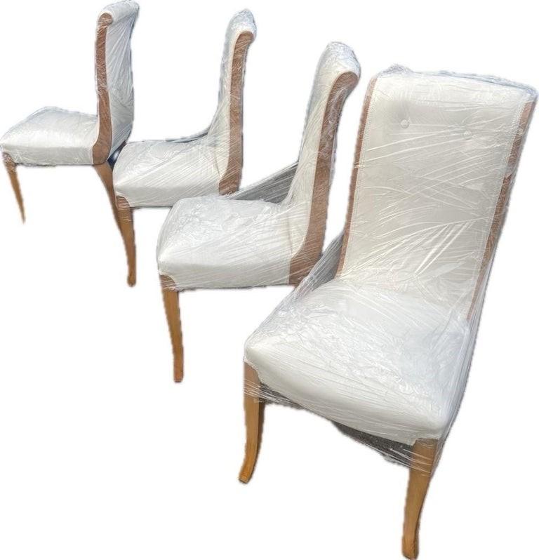 Art Deco Epstein Dining Suite Table, 6 Chairs & Matching Cocktail Sideboard For Sale 4