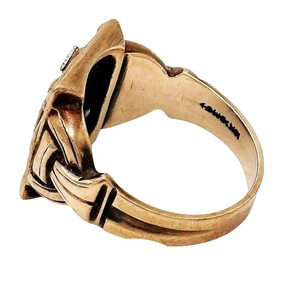 20th Century Art Deco Era 10k Gold 
