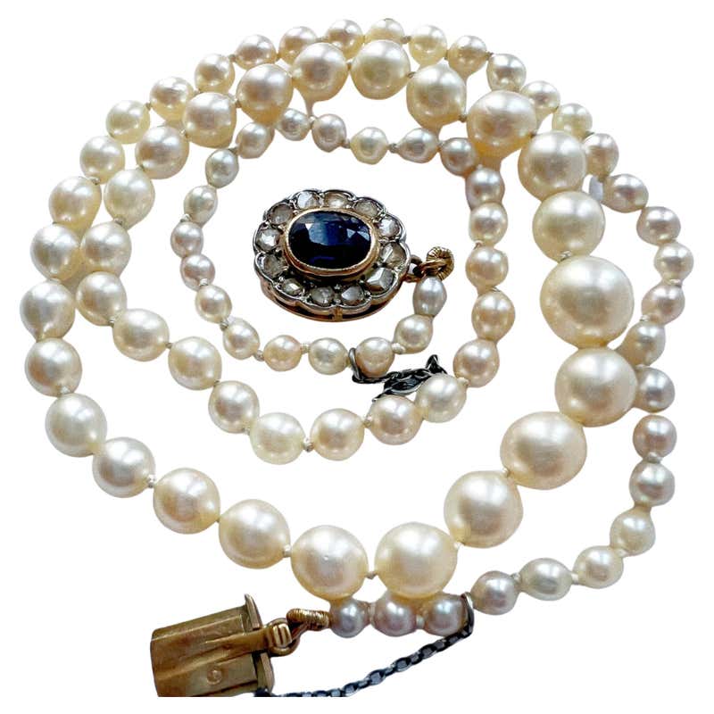 Old pearl necklace clasp Clearance