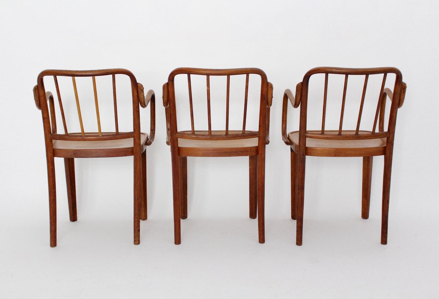 Vintage-Sessel aus der Art-déco-Ära, Josef Frank Wien, 1930er Jahre (Gegossen) im Angebot