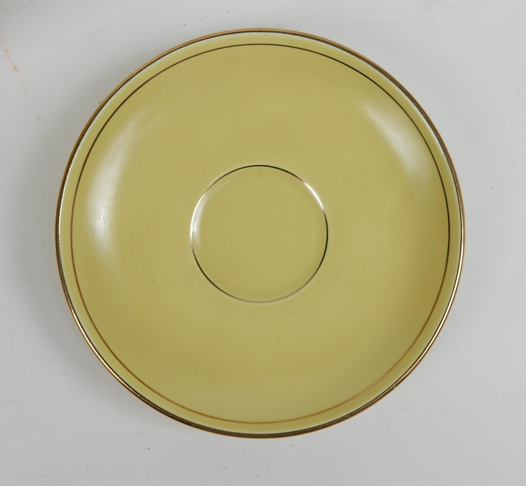Art Déco GEFLE of Sweden Demitasse Espresso Cup & Saucer set of 11 en vente 1