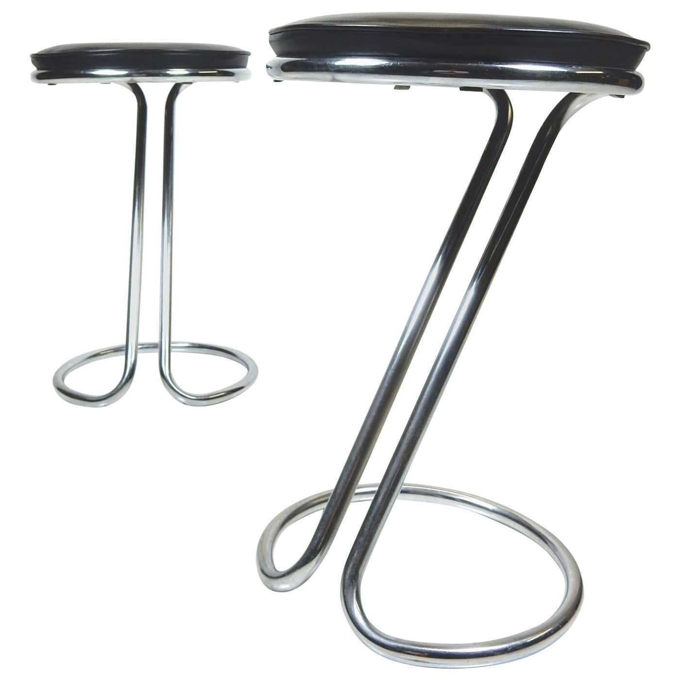 Art Deco Era Gilbert Rohde Design Z Bar Stools by Troy Sunshade at 1stDibs
