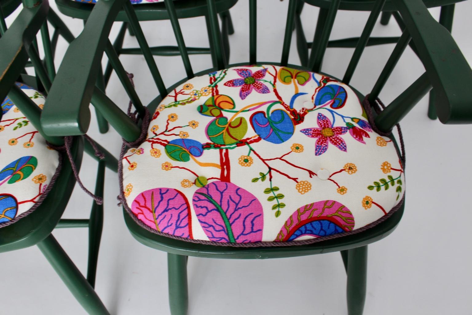 Vintage-Winsor-Stühle aus Buchenholz aus der Art-déco-Ära von Josef Frank Wien, um 1925 im Angebot 10