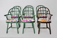 Art Deco Era Josef Frank Beech Vintage Windsor Chairs Vienna, circa 1925
