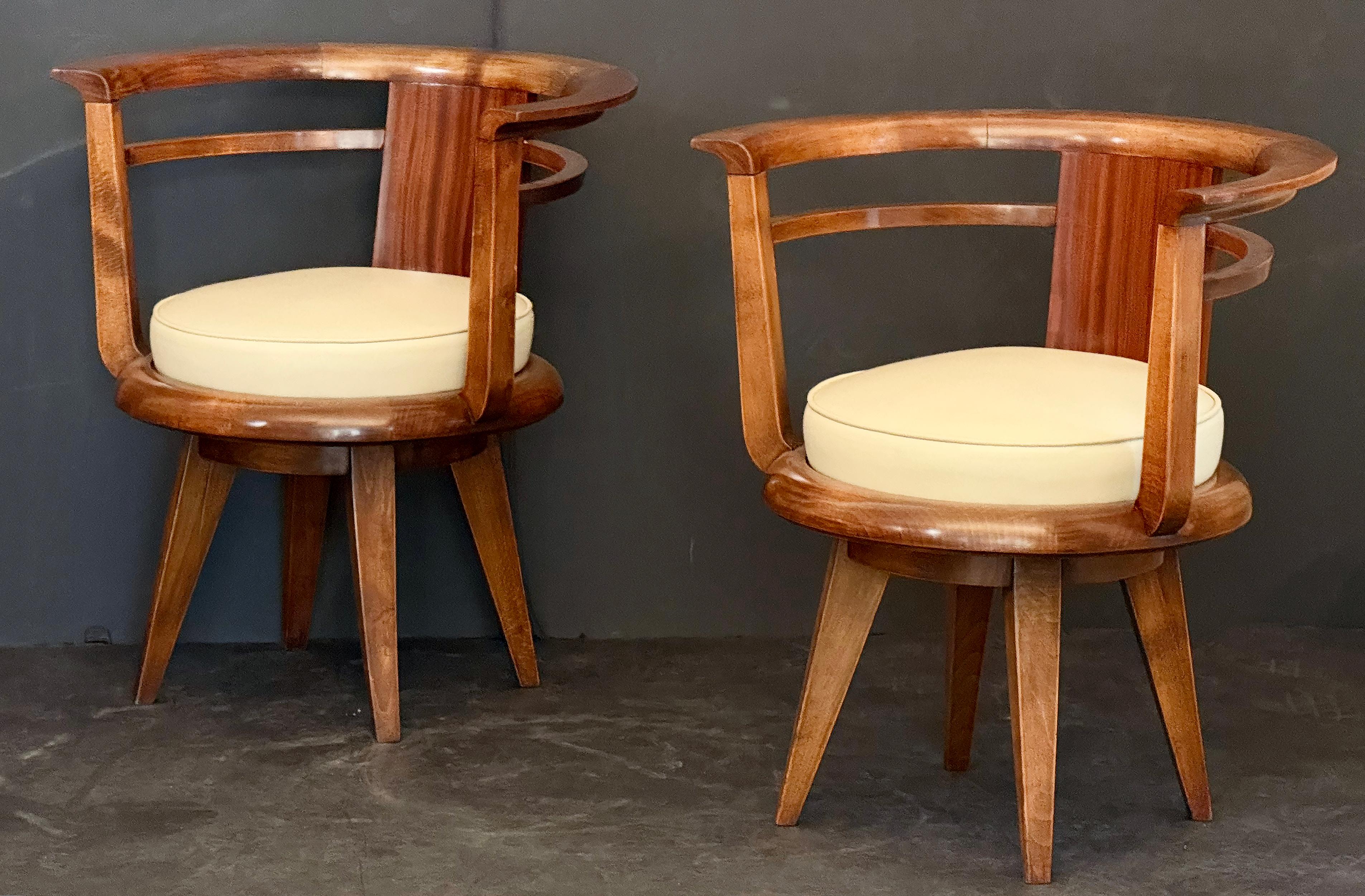 Sillones abiertos de la época Art Déco procedentes de Francia (Precio por unidad) Art Decó en venta