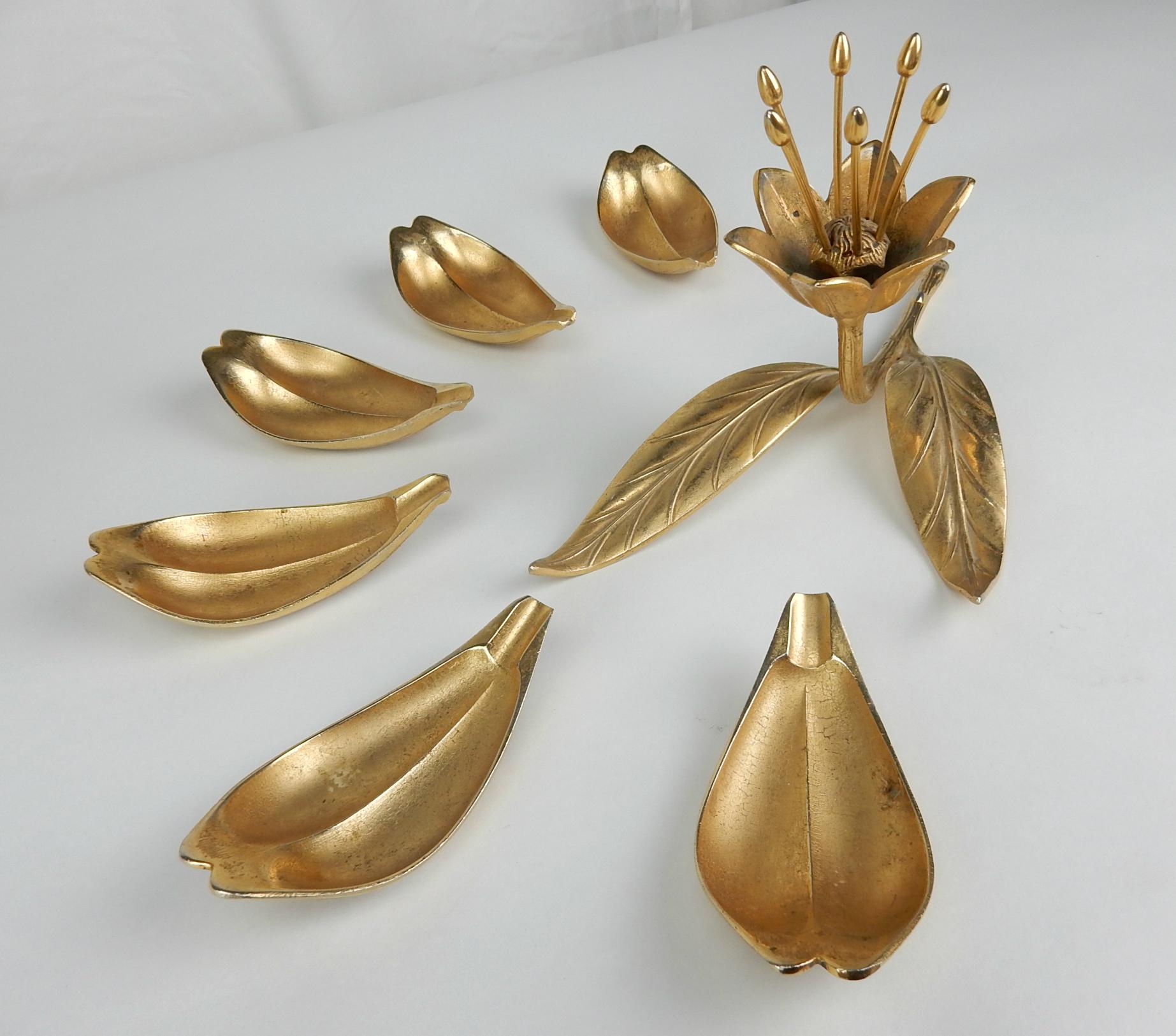 s agudo flower ashtray