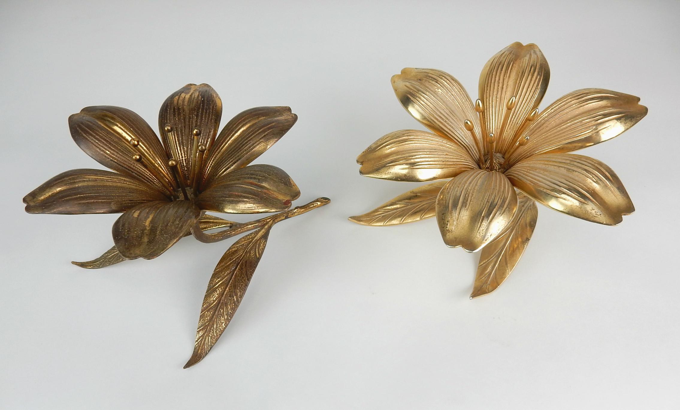 Art Deco era Organic Floral Sculpture Smoking Ash Holders by S. Agudo 1
