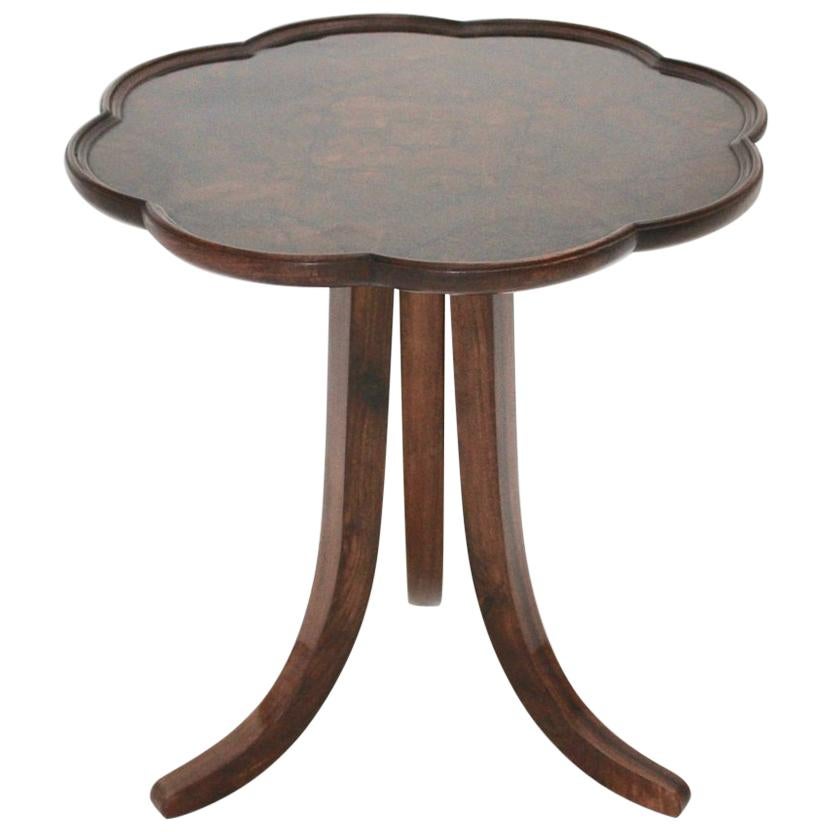 Art Deco Era Vintage Walnut Side Table by Josef Frank circa 1925 Austria