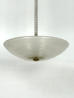 Art Deco, Ercole Barovier pendant light in murano glass from 40s