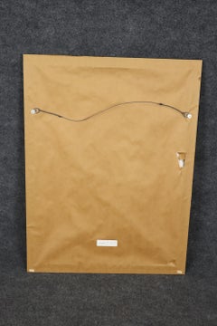 Art Deco Erté Framed Signed Serigraph of a Women Dressed as Dracula