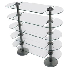 Art Deco Etagere Display Shelf By Siegel, France 1930