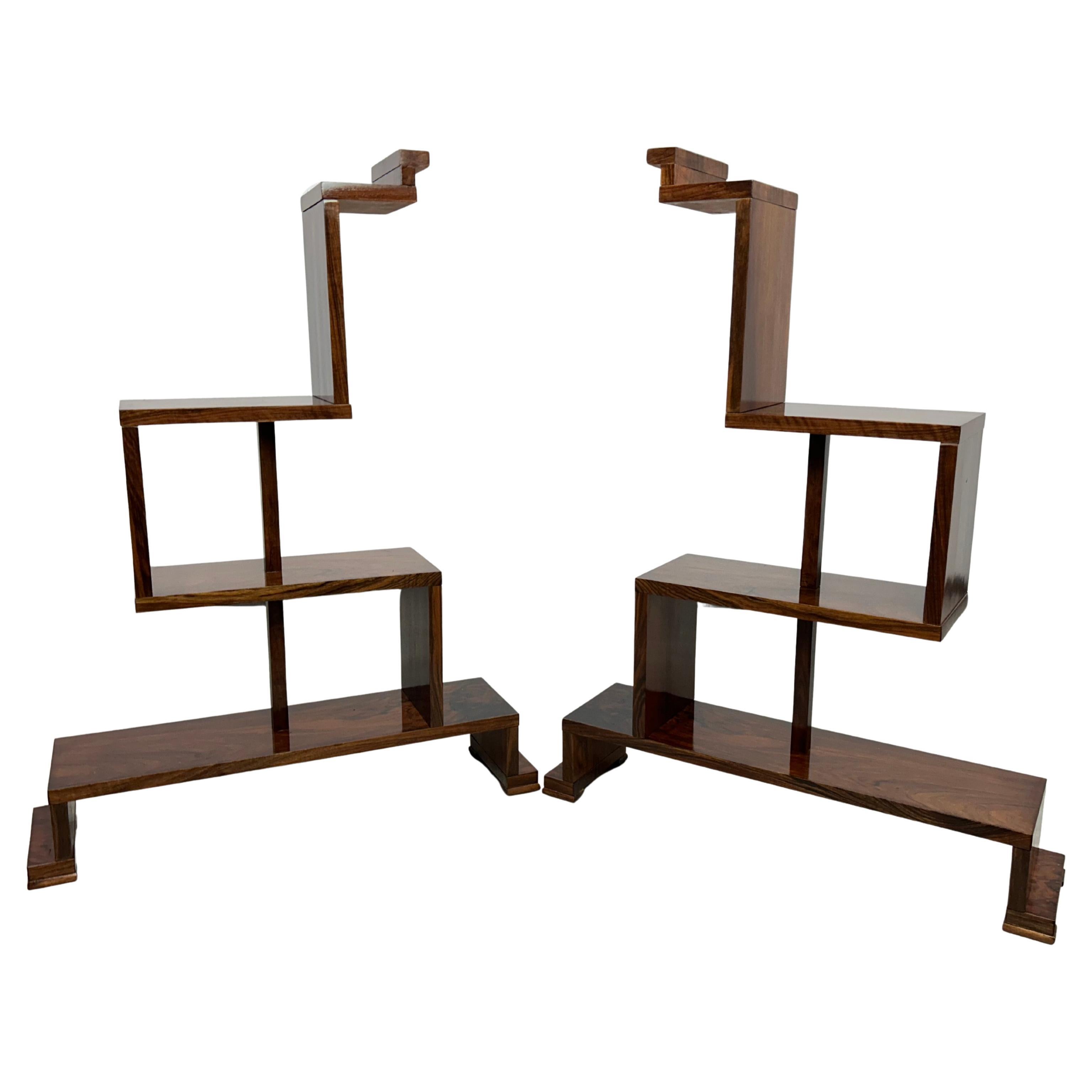 Art deco etageres
