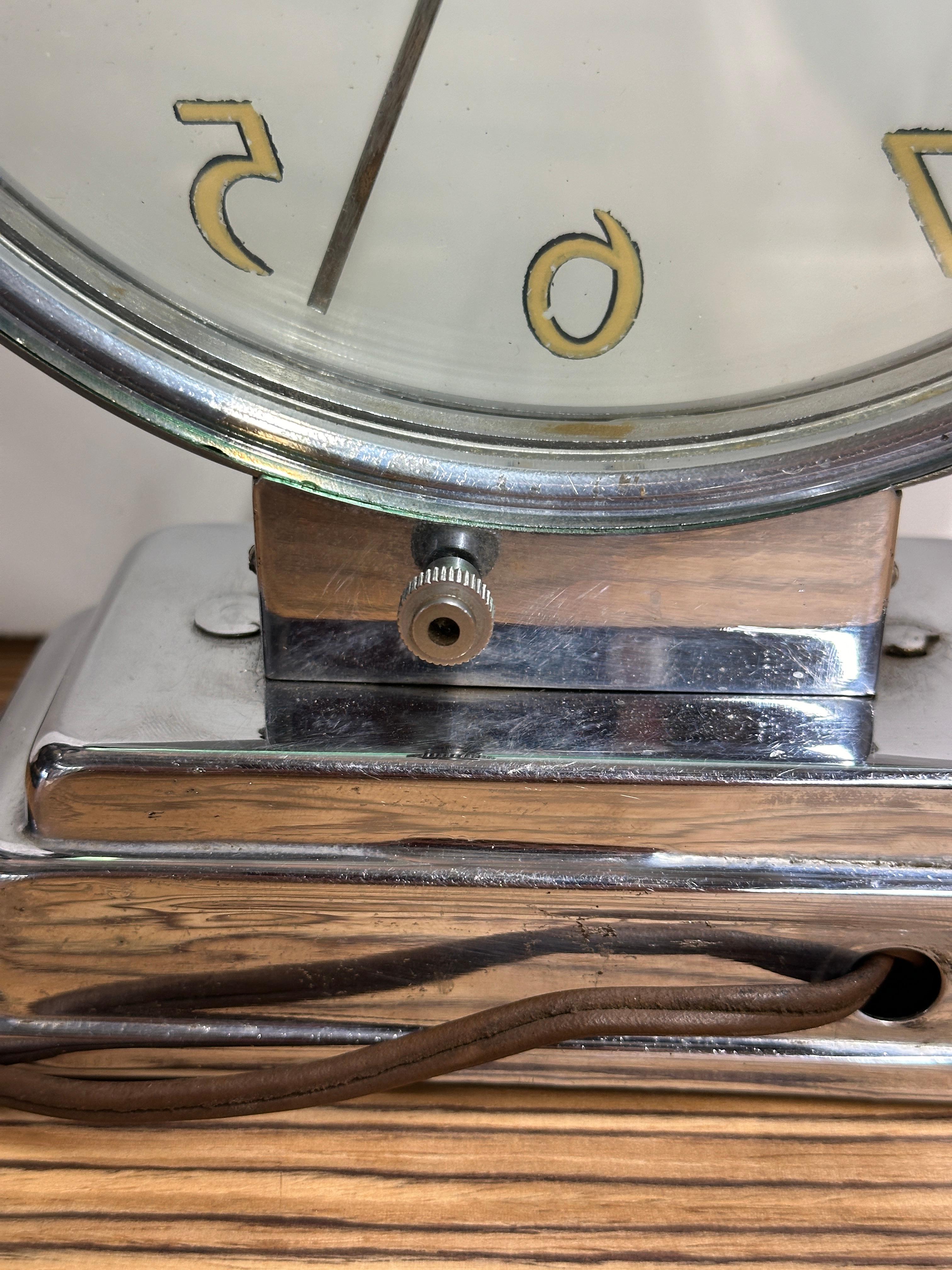 Art Deco Etalage Reclame Mystery-Uhr, läuft gut im Angebot 8