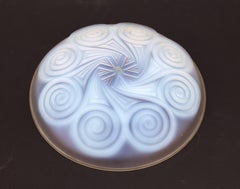 Art Deco Etling Bowl in Opaline Glass
