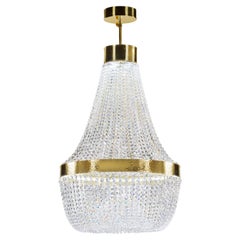 Art Deco Etna Chandelier Swarovski Crystal Handmade in Portugal by Greenapple