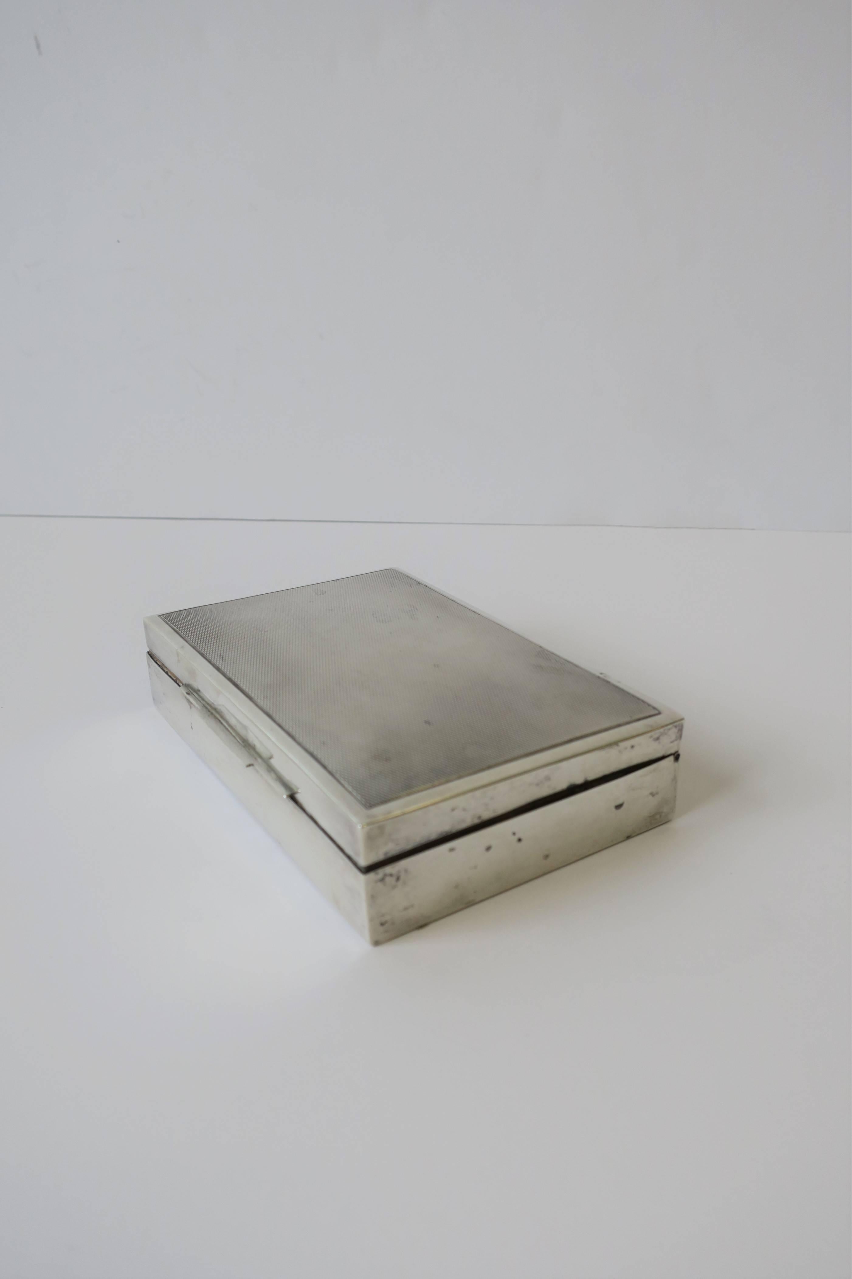 Art Deco European Sterling Silver Box 2