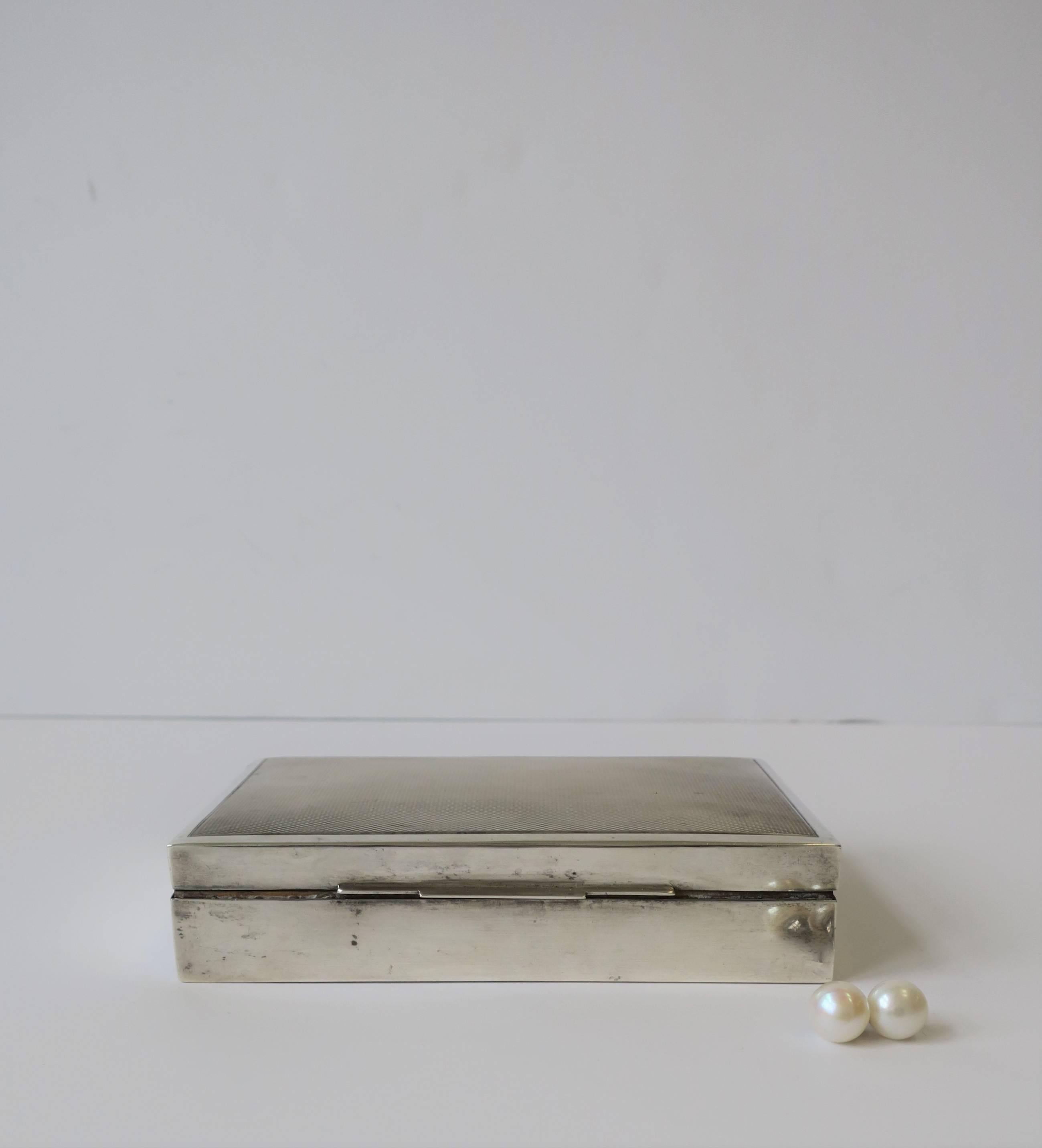 Art Deco European Sterling Silver Box 3