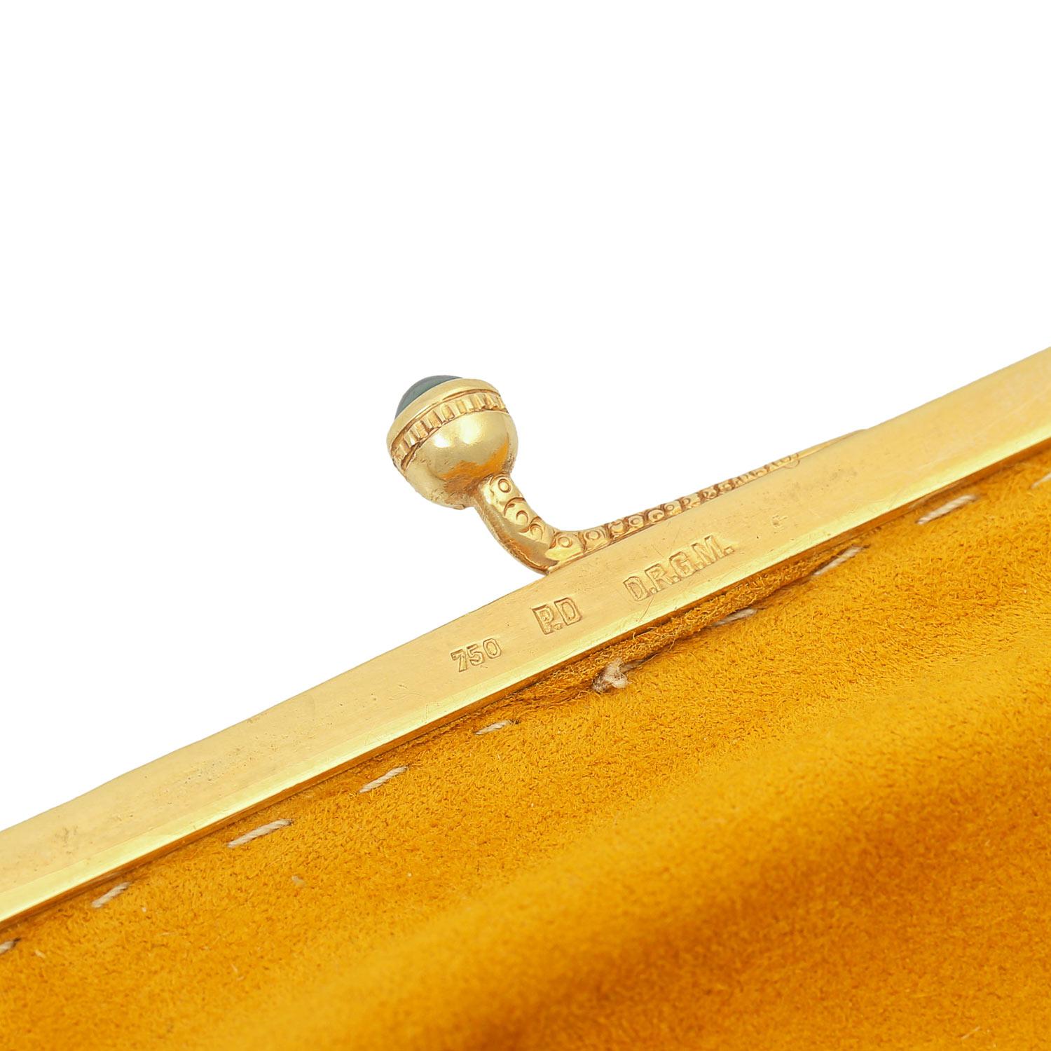 Own The Night Diamante Mesh Bag Gold