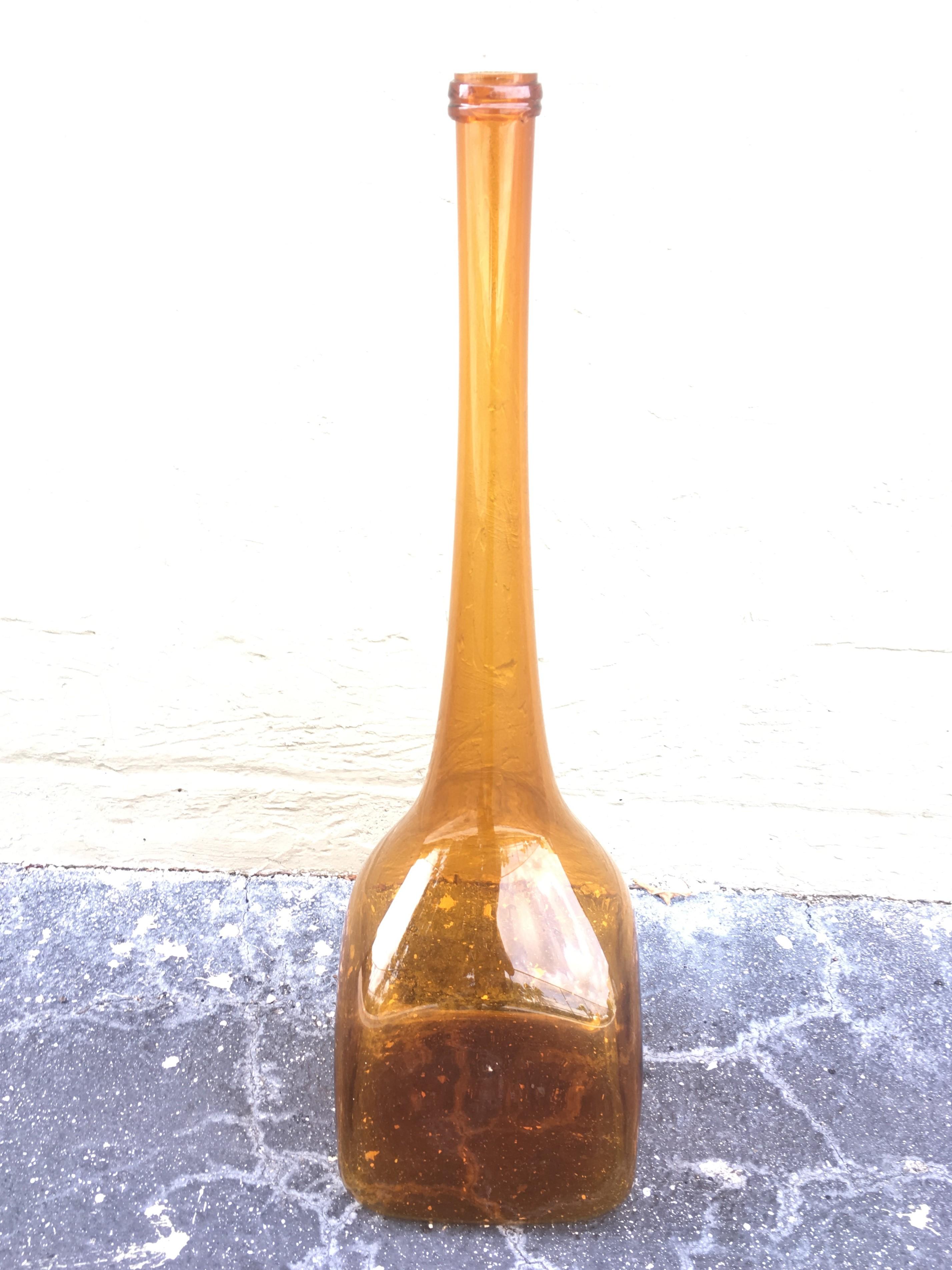 Vase Art Déco Ewer Gold Brown Haeger Excellent état - En vente à Miami, FL