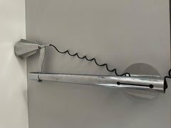 Art Deco Exceptional Sculptural Design Long Wall Lamp, 1940s, Italy