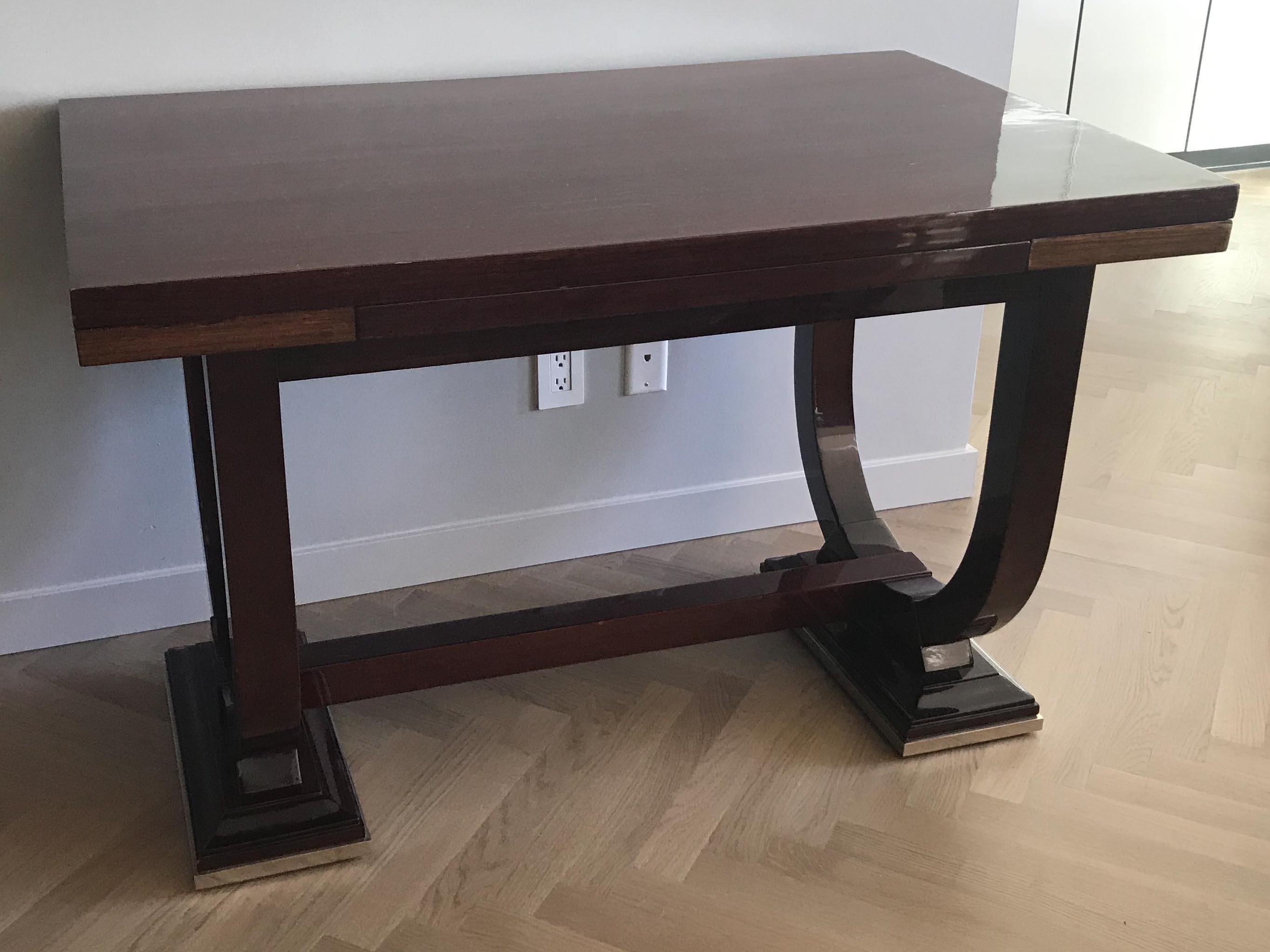 Art Deco Expandable Dining Table For Sale 14