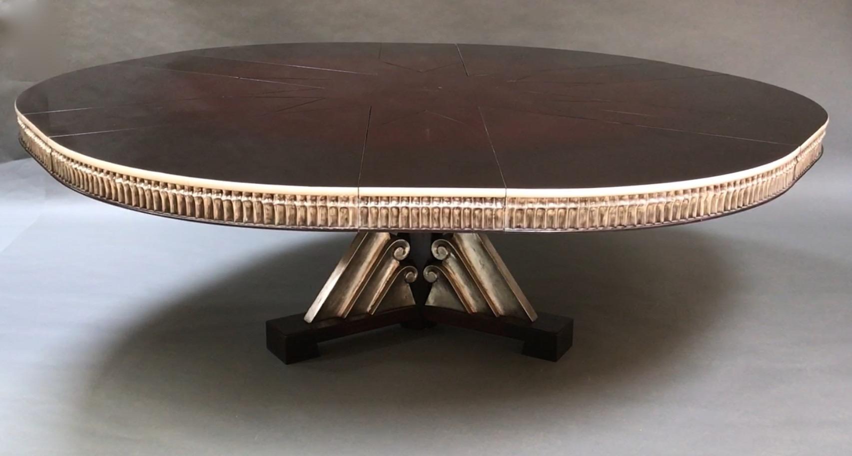 American Art Deco Expanding Table For Sale