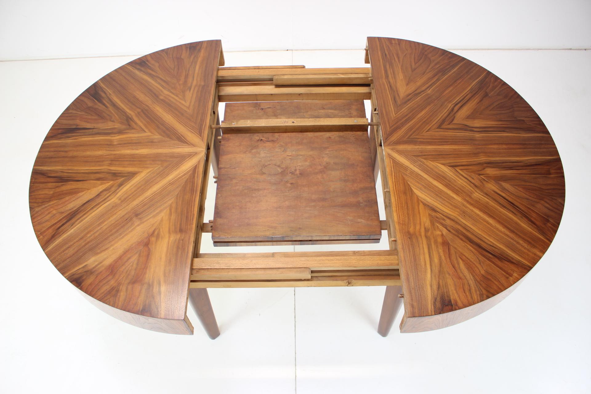 Art Deco Extendable Dining Table, 1930's, Restored 5