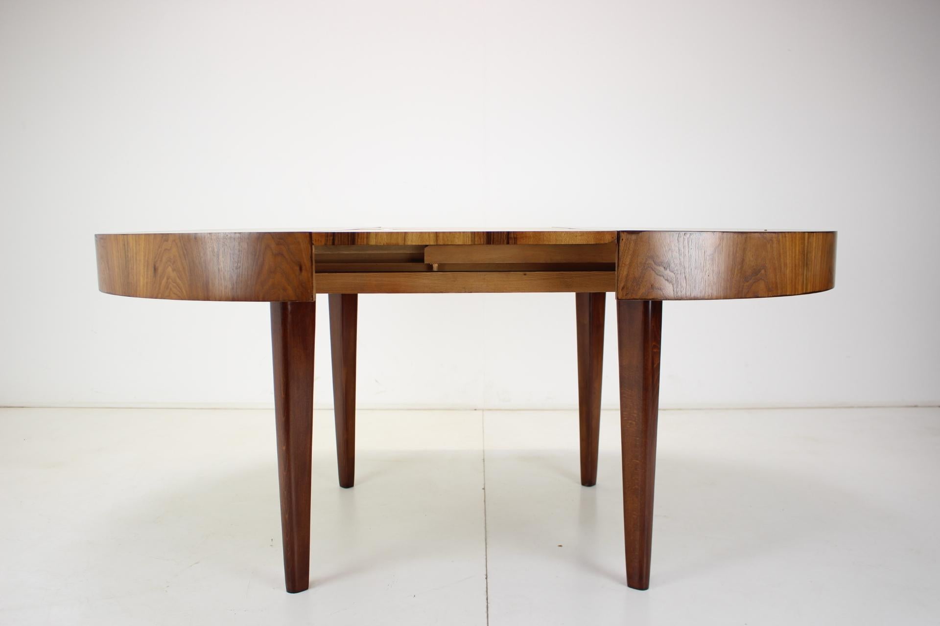 Art Deco Extendable Dining Table, 1930's, Restored 8
