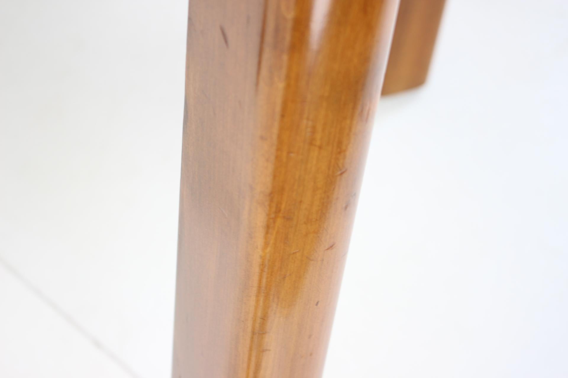 Mesa de comedor extensible Art Decó, años 30, restaurada en venta 3
