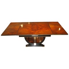 Art Deco Extendable Dining Table, France, circa 1930