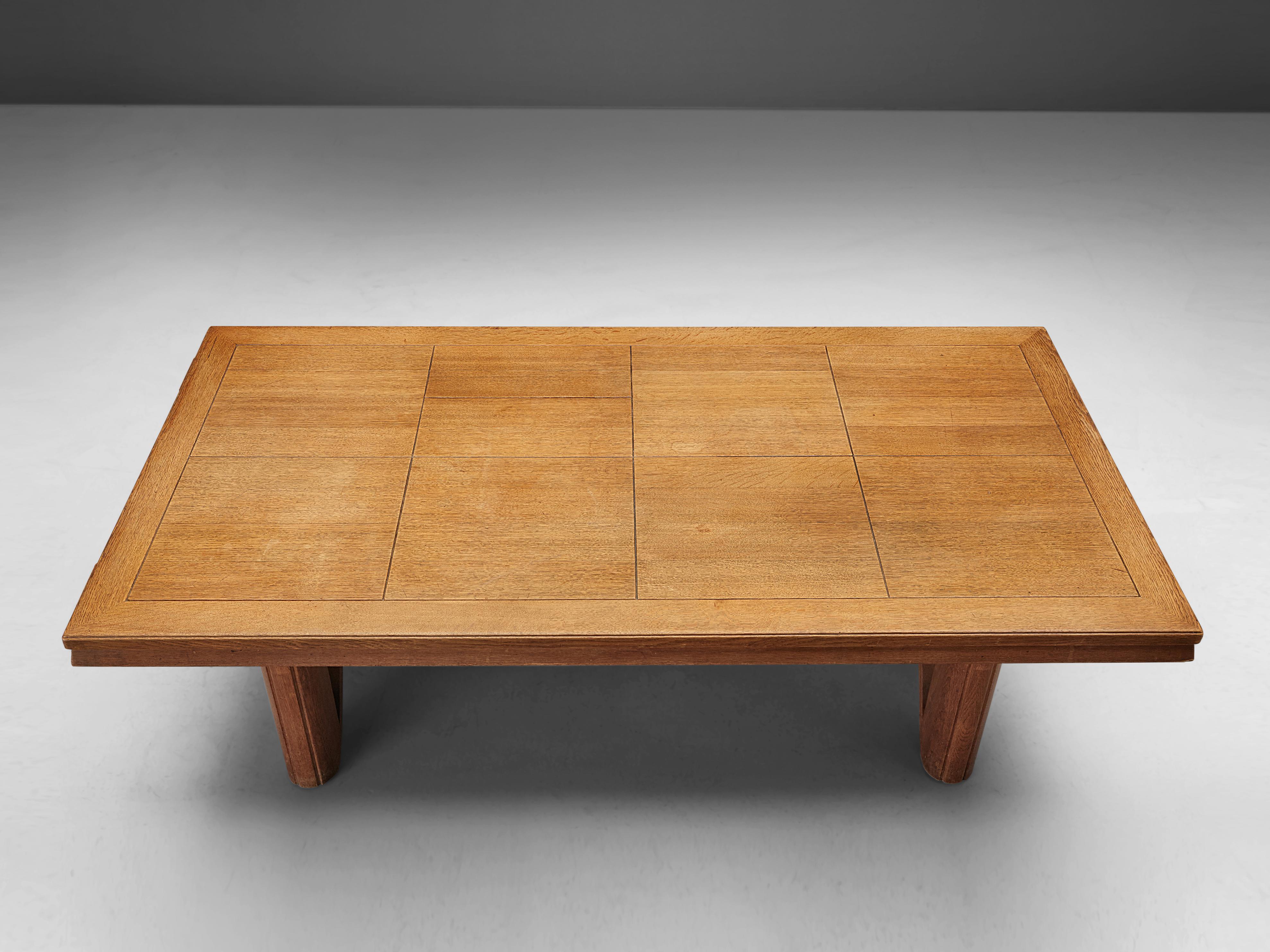 Guillerme & Chambron Extendable Dining Table in Oak  9