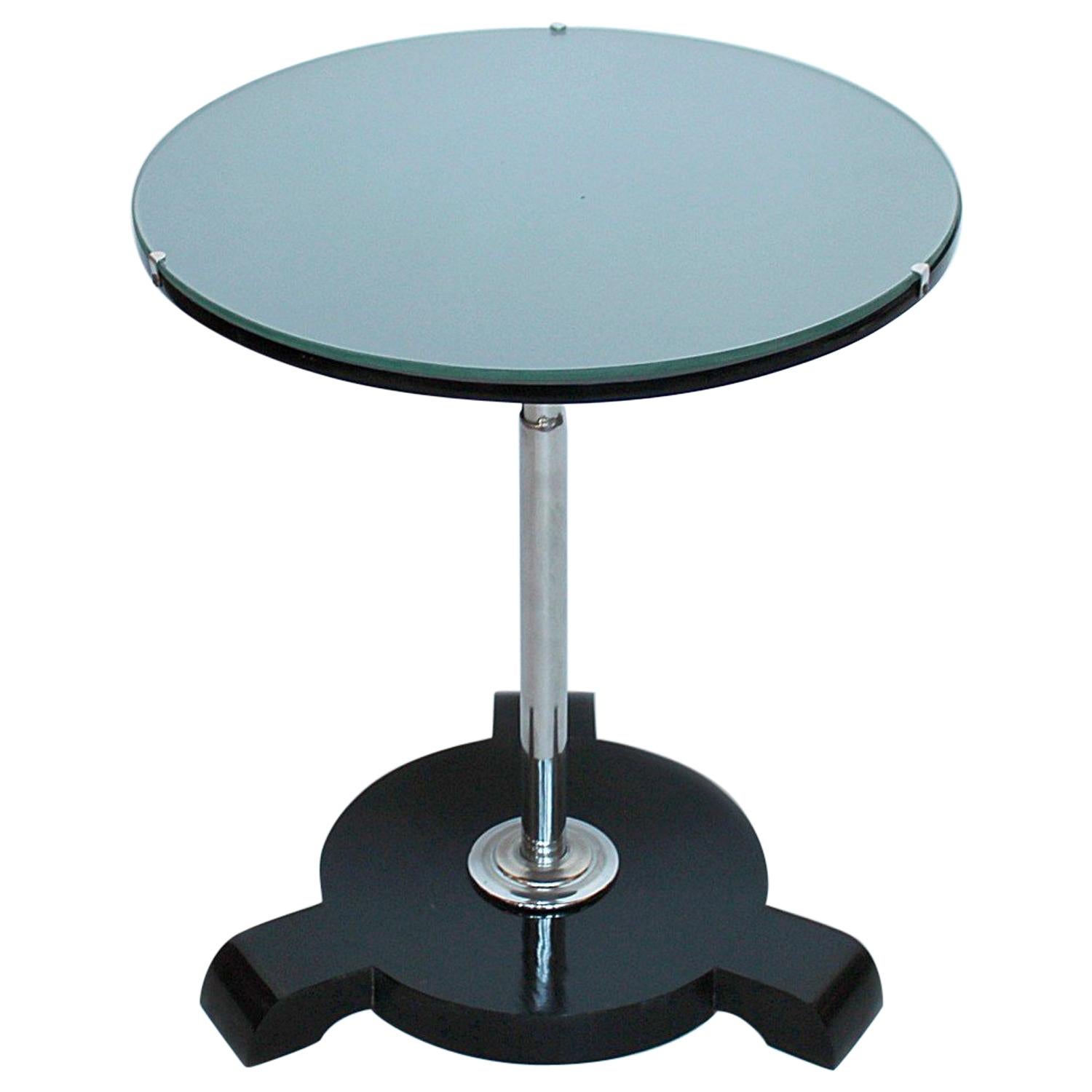 Art Deco Extendable Side Table