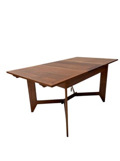Table à manger à rallonges Art déco de Hendrik Wouda, design néerlandais, 1924