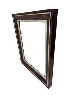 Art Deco Extra Large Macassar Ebony Picture Frame, 1930s