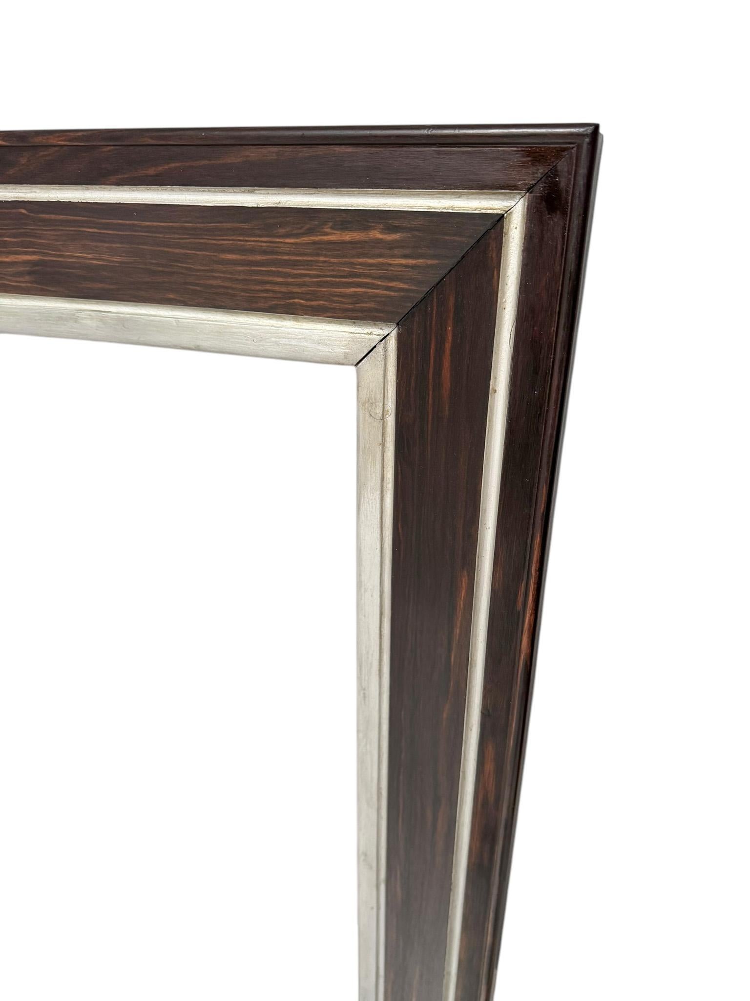 Art Deco Extra Large Macassar Ebony Picture Frame, 1930s For Sale 2