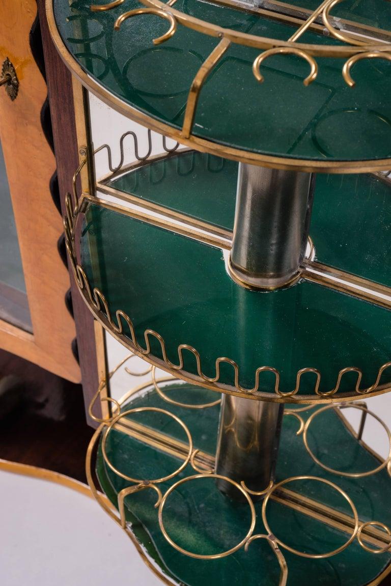 Extraordinario mueble bar Art Déco de Pier Luigi Colli, 1930 Italiano en venta