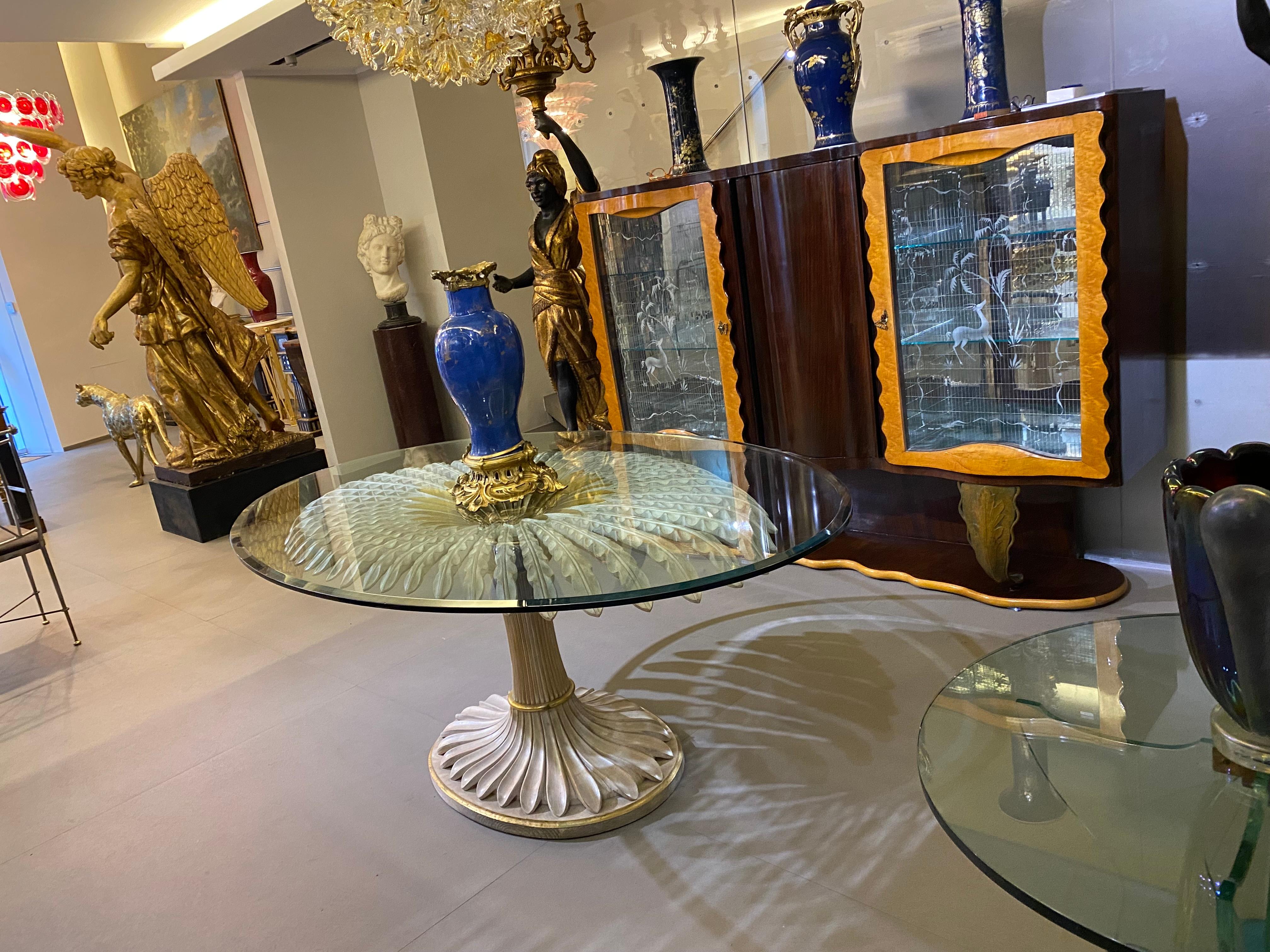 Extraordinario mueble bar Art Déco de Pier Luigi Colli, 1930 mediados del siglo XX en venta