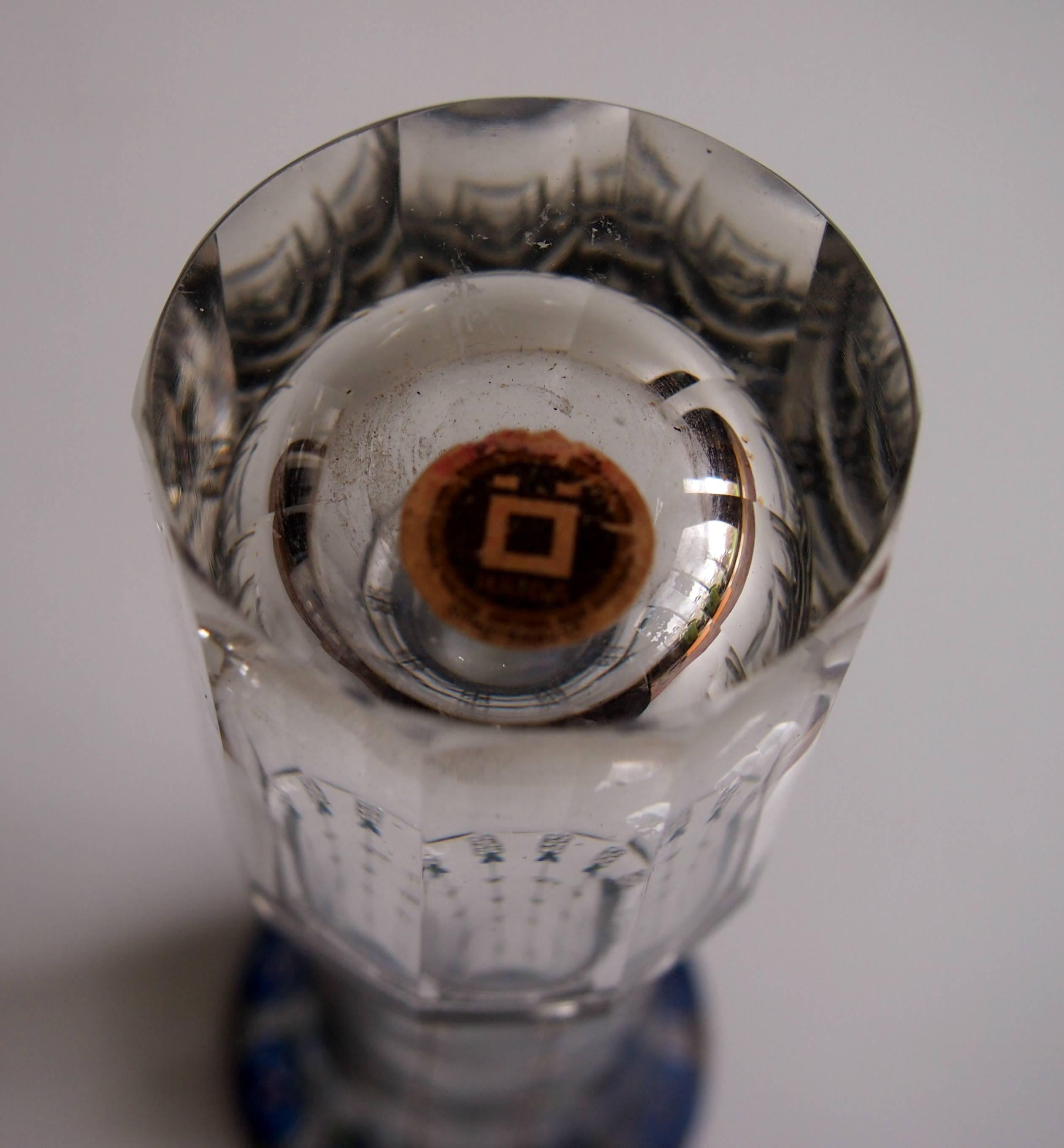 Vase en émail Art déco Haida Ortel 1