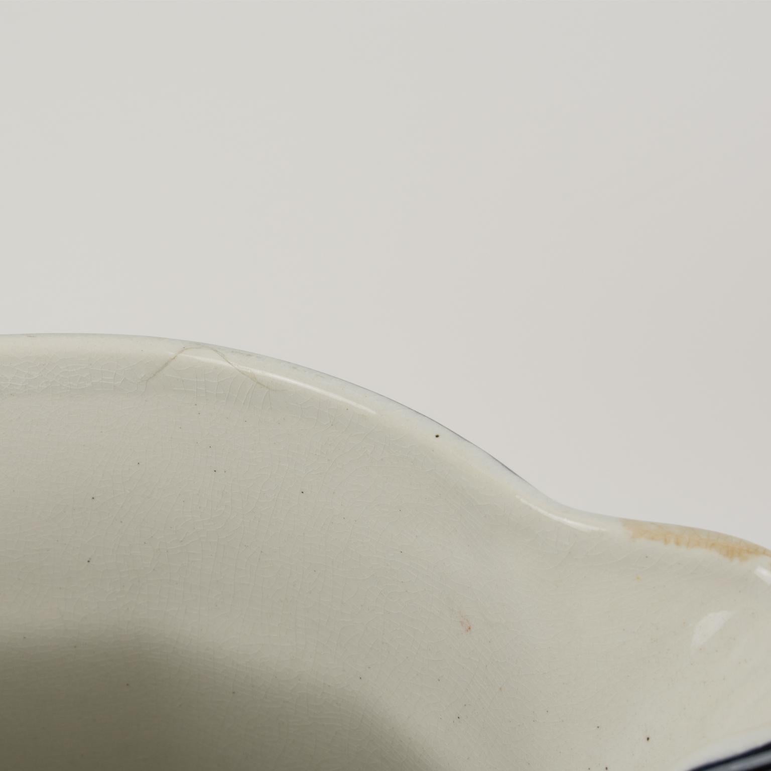 Bol, pichet et boîtes de commode en céramique faïence Art Déco d'Auguste Mouzin en vente 7